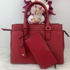 Kate Spade Medium Cameron Satchel & Wallet